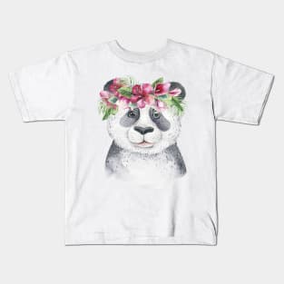 Cute Panda Kids T-Shirt